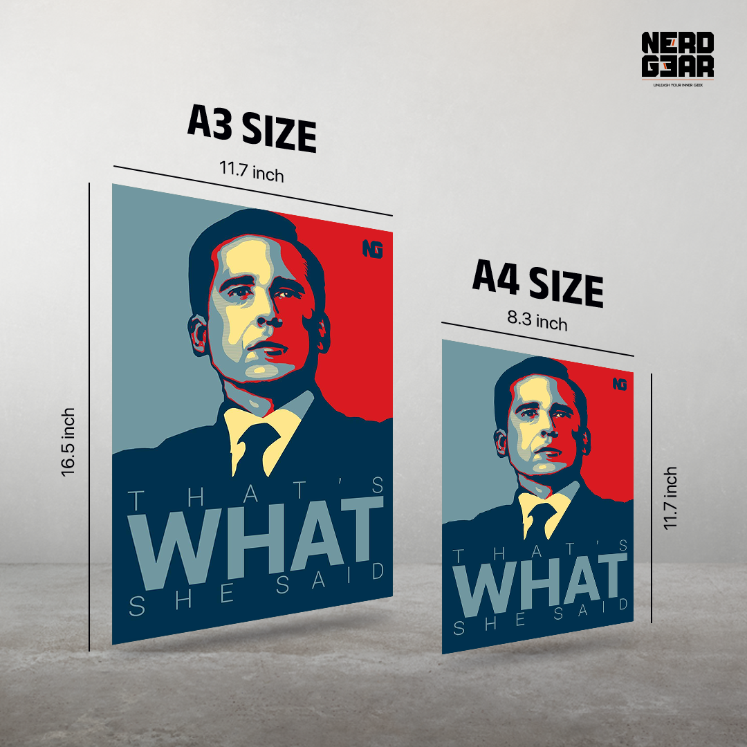 Michael Scott Metal Poster