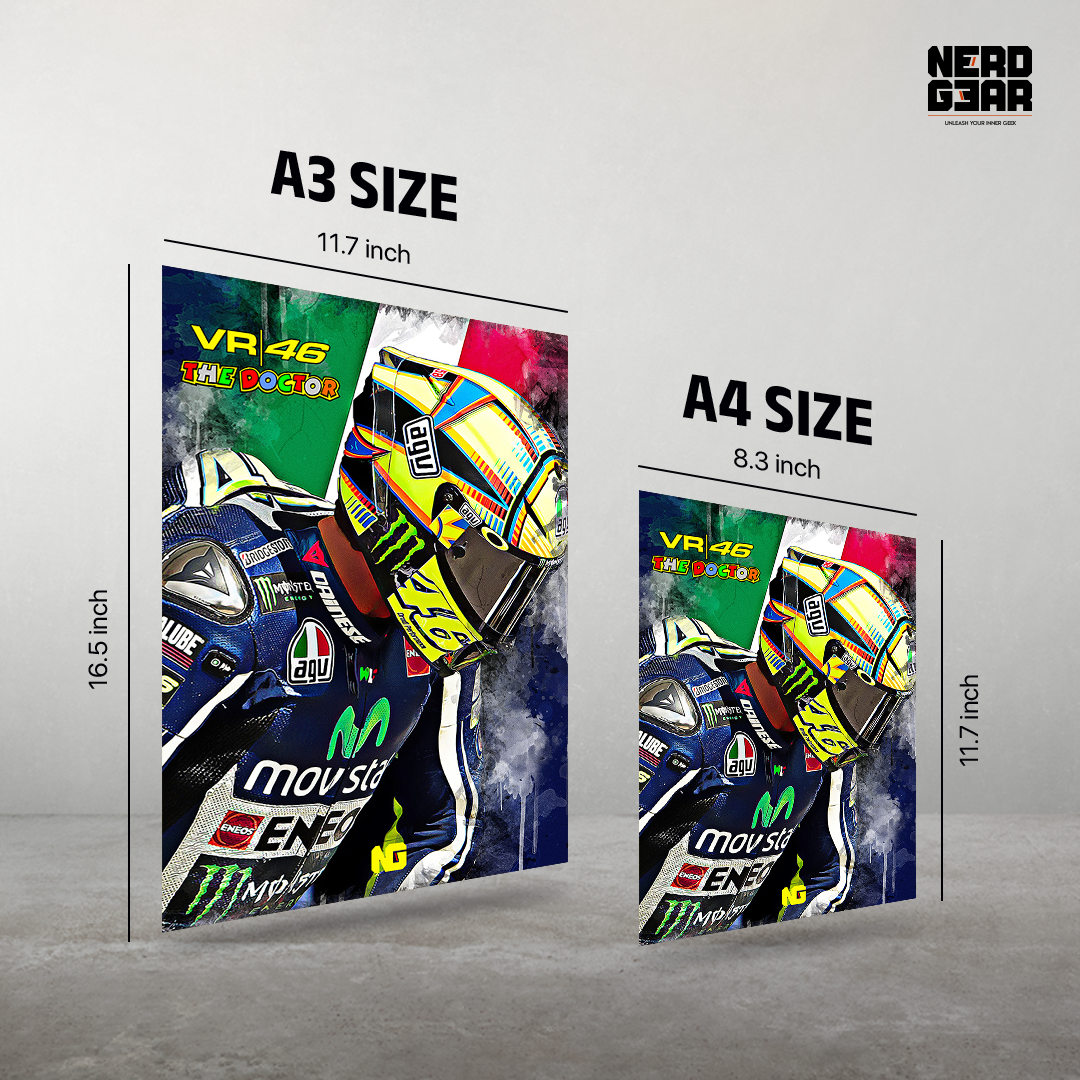 Rossi 46 Metal Poster