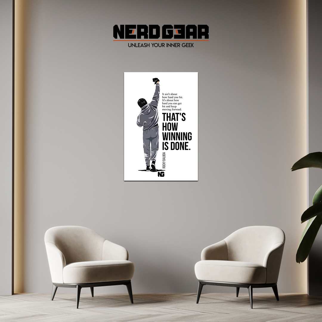 Rocky Balboa Metal Poster