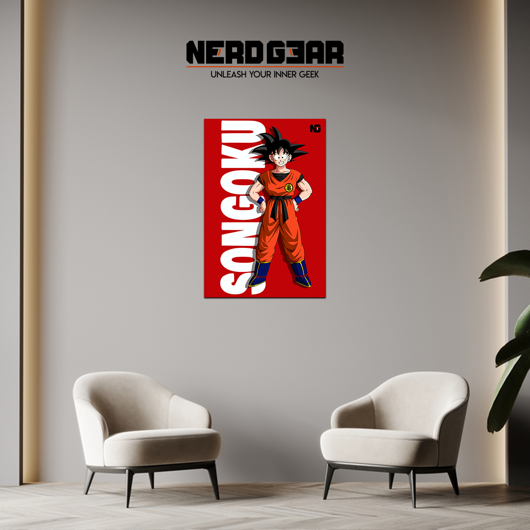 Son Goku Metal Poster