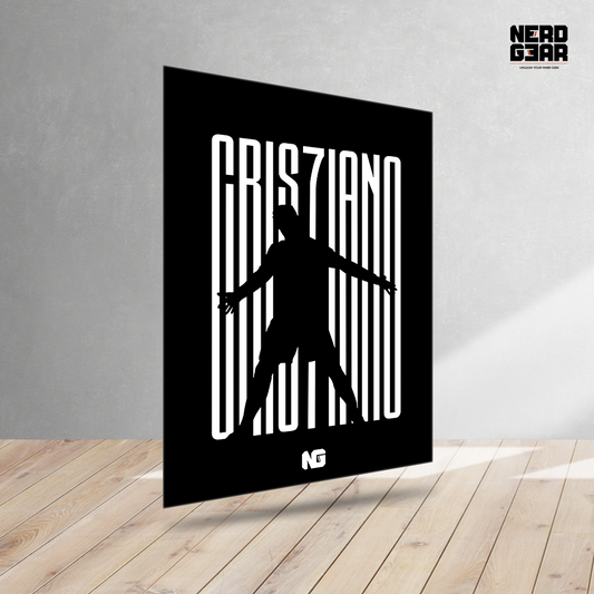 Cristiano Siuu Metal Poster
