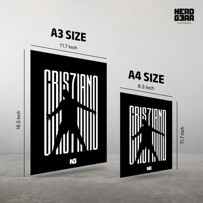 Cristiano Siuu Metal Poster