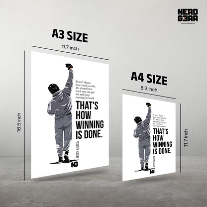 Rocky Balboa Metal Poster