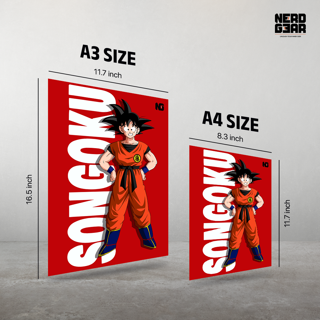 Son Goku Metal Poster