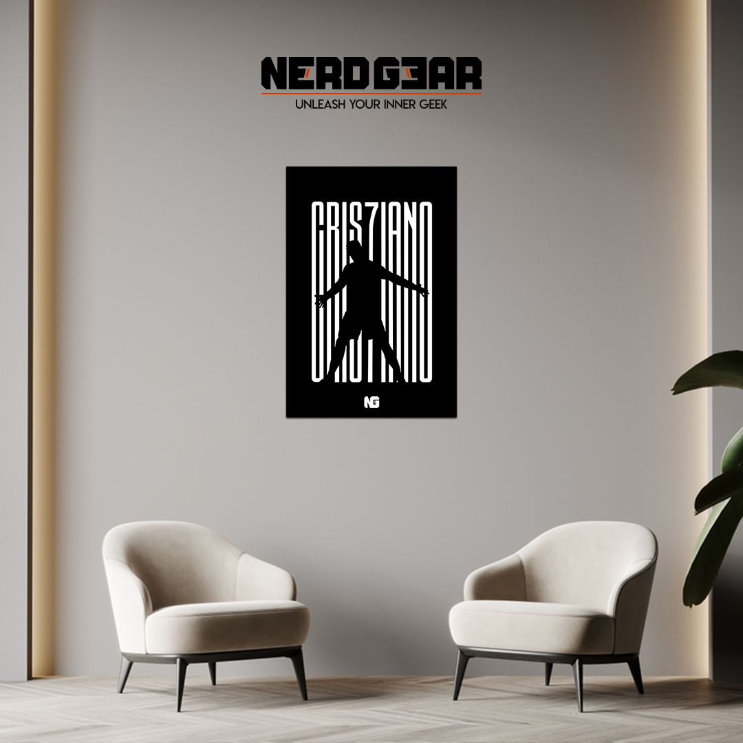 Cristiano Siuu Metal Poster