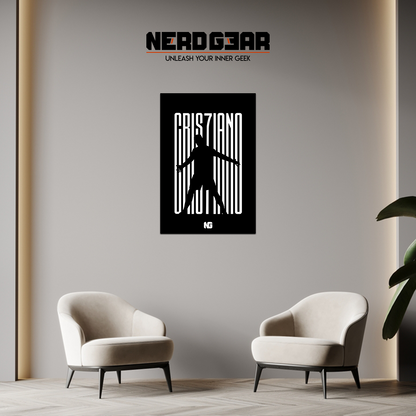 Cristiano Siuu Metal Poster