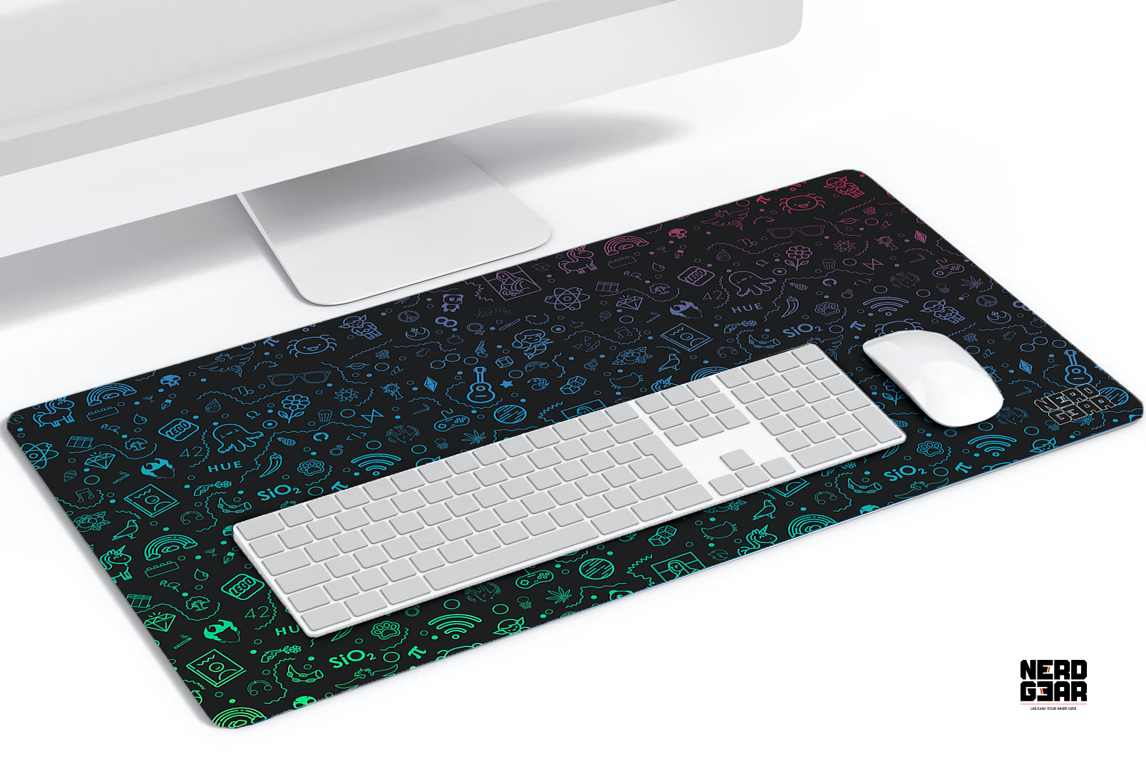 Widget Reflection Mat Rainbow Widgets Deskmat – NerdGear